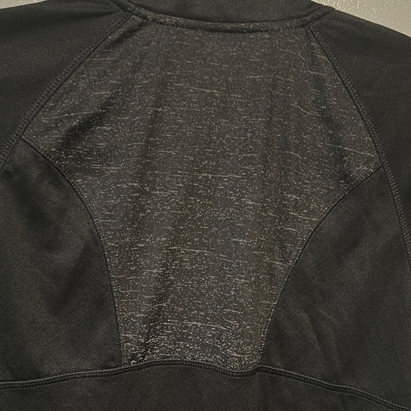 Danskin Black Fitted Zip-Up Jacket with Stand-Up Collar Dri-fit - Picture 7 of 9